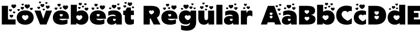 Lovebeat Regular font