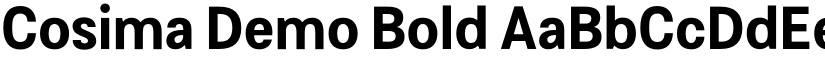 Cosima Demo Bold font