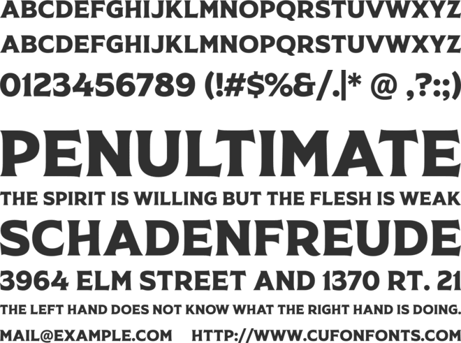 FF Monteral Two font preview