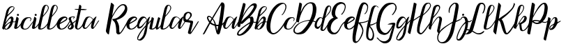 bicillesta Regular font