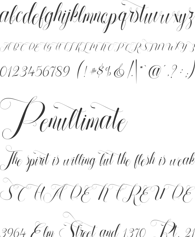 Refadhiana Lajuba font preview