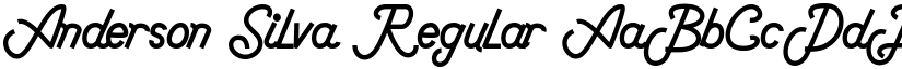 Anderson Silva Regular font