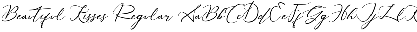 Beautiful Kisses Regular font