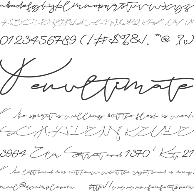 Margareta font preview