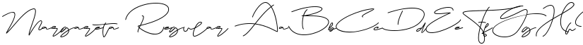 Margareta Regular font