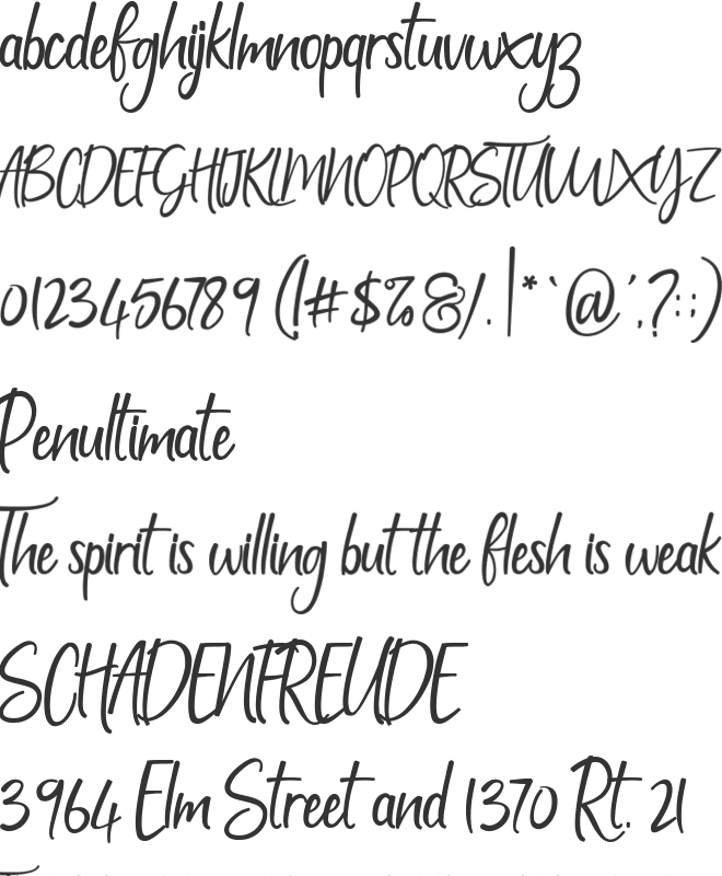 Patlystic font preview