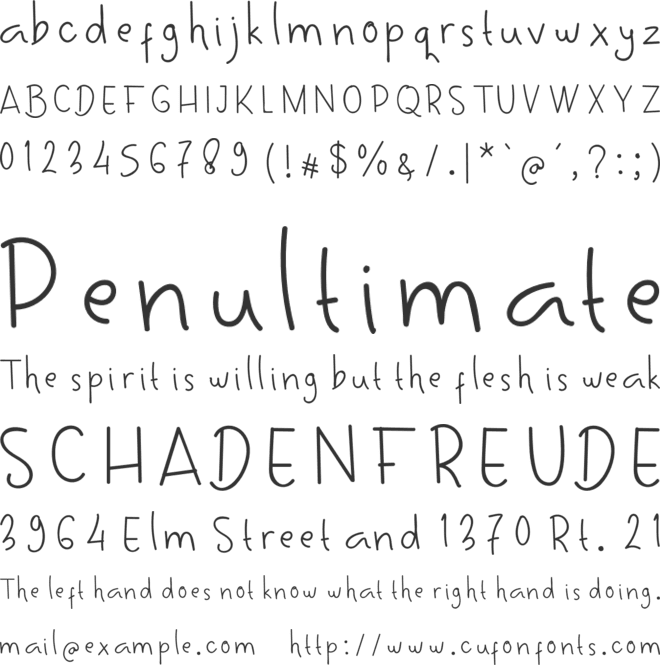 Melon Hunter 2 font preview