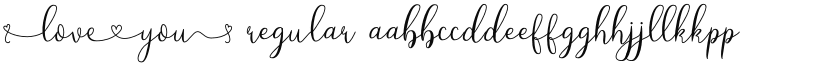 Loveyou font download
