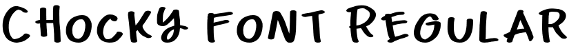 Chocky Font Regular font