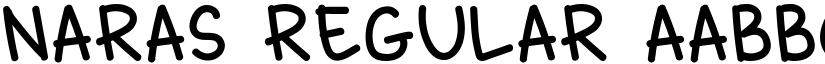 naras Regular font