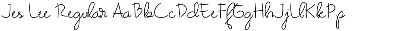 Jes Lee Regular font