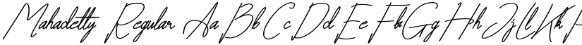 Mahadetty font download