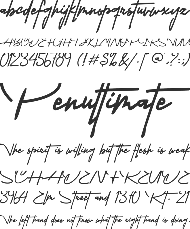 Haroopath font preview