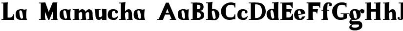 La Mamucha font