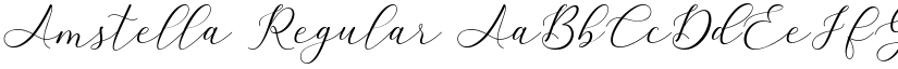 Amstella Regular font