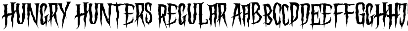 Hungry Hunters Regular font