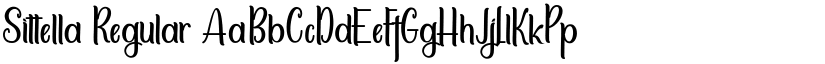 Sittella Regular font