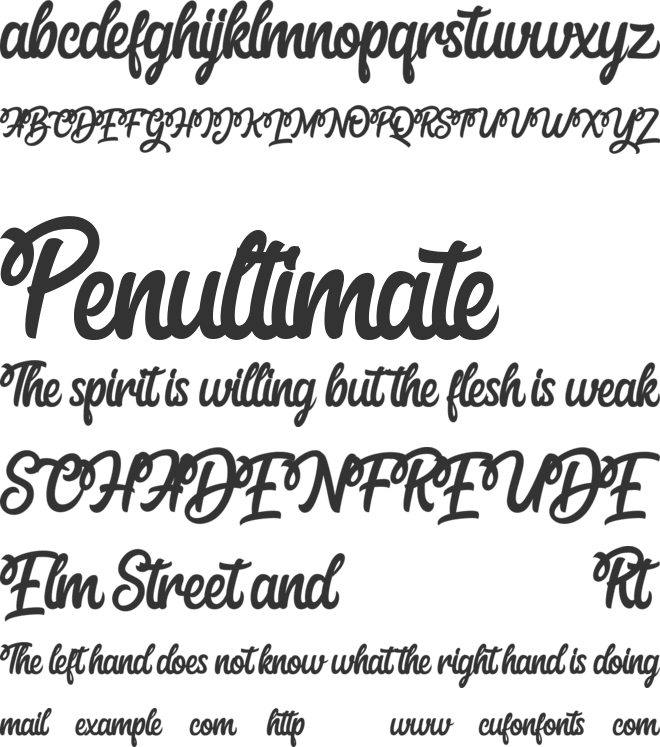 Hellosty Blast font preview