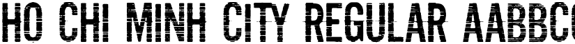 Ho Chi Minh City Regular font
