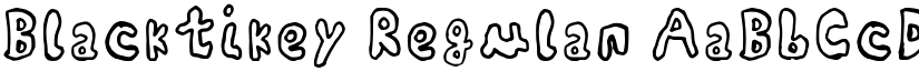 Blacktikey font download