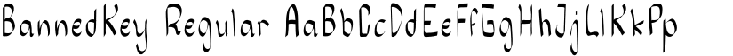 BannedKey font download