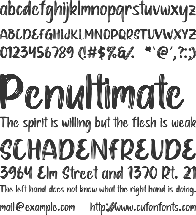 Cartagena font preview