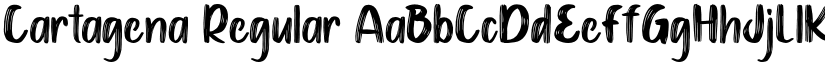Cartagena Regular font