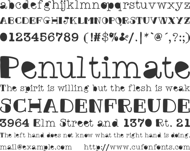 Contre-poincon font preview