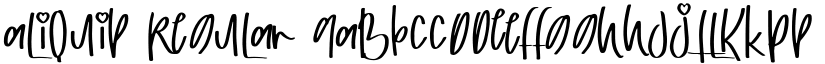 aliquip Regular font