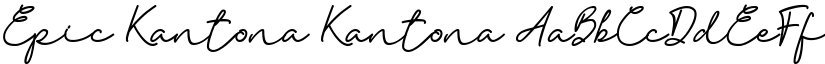 Epic Kantona Kantona font