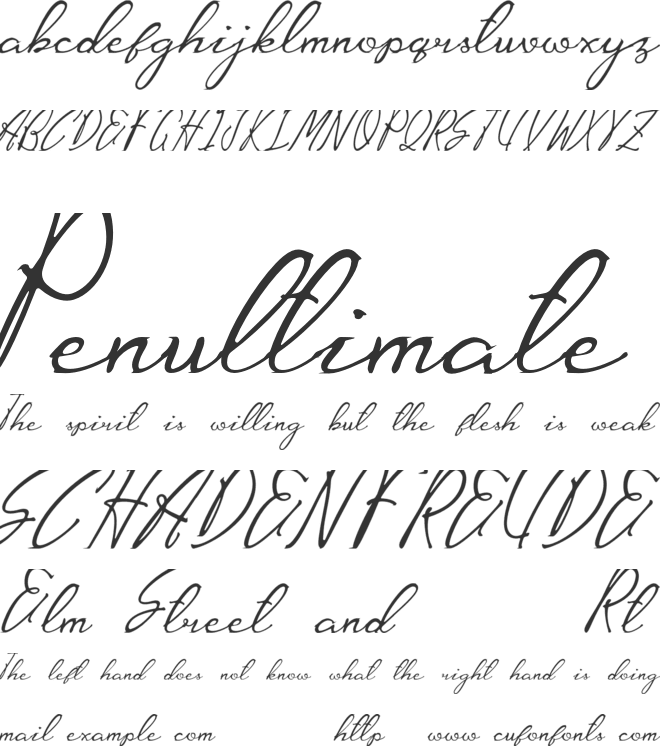 Careza Riz font preview