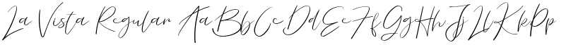 La Vista Regular font