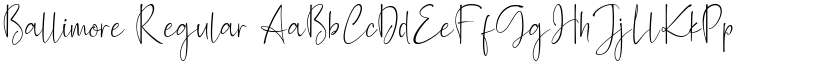Ballimore font download