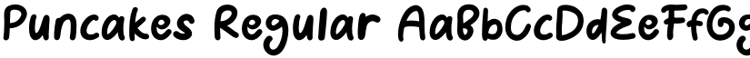 Puncakes Regular font
