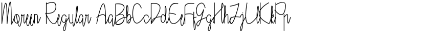 Moreen font download