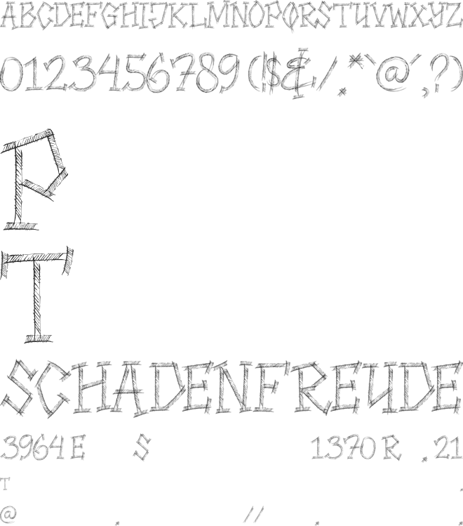 HIGHWAY SHREDDED font preview