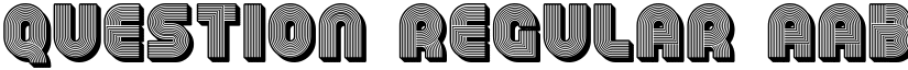 Question Regular font
