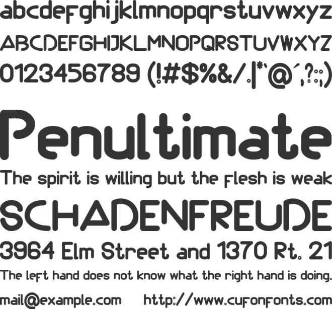 HIMENZ font preview