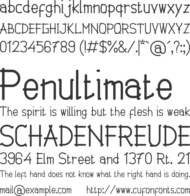 StiXuits font preview