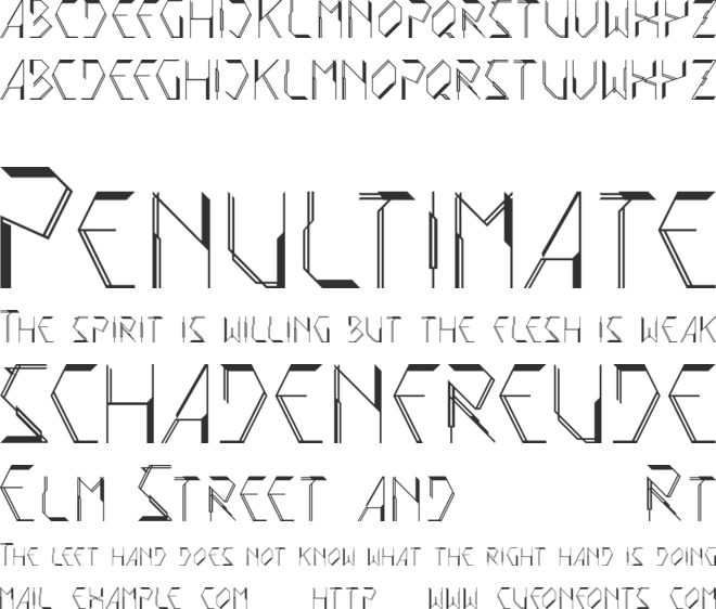 SATLYTE font preview