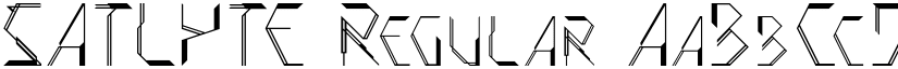 SATLYTE Regular font