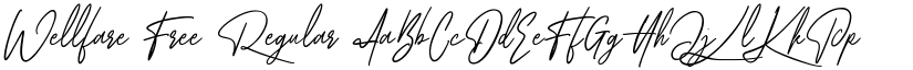 Wellfare Free Regular font