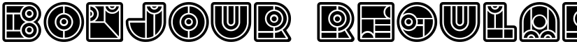 Bonjour Regular font