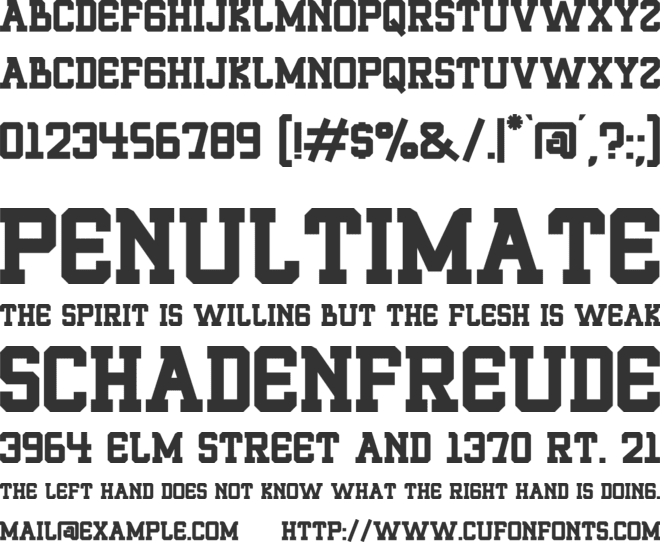 ROQUERO font preview