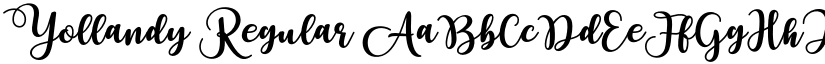 Yollandy font download