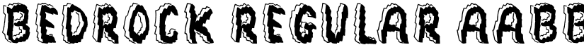 Bedrock Regular font
