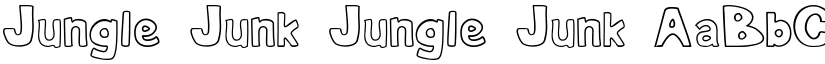 Jungle Junk Jungle Junk font