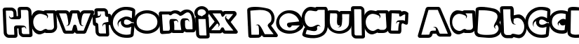 HawtComix Regular font