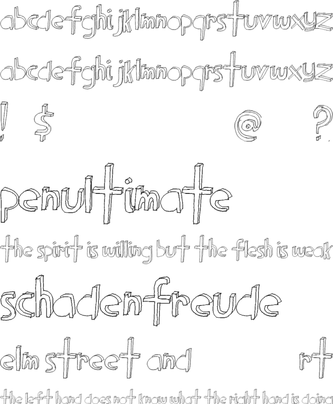 BlockParty font preview