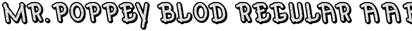 Mr.Poppey Blod Regular font